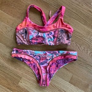 Maaji Hot Pink Reversible Bikini